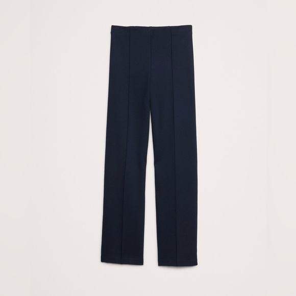 NWT-Banana Republic Navy Straight Everywhere Ponte Ankle Pant, Small - Picture 4 of 8